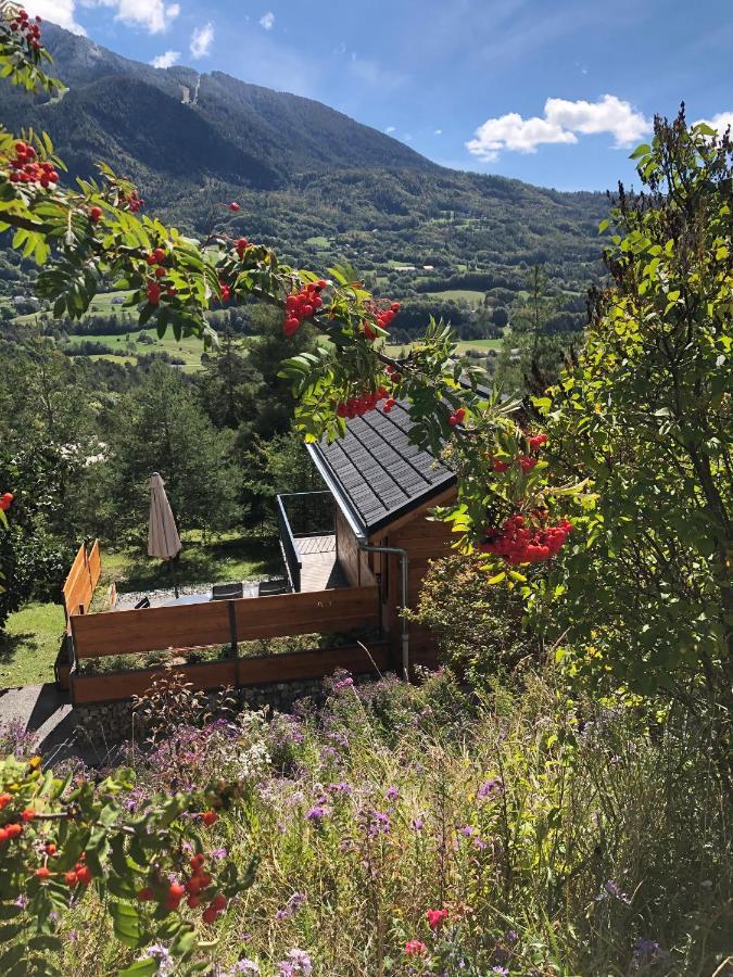 Clos Shambhala-Chalet D'Hotes Saint-Jean-Saint-Nicolas Esterno foto