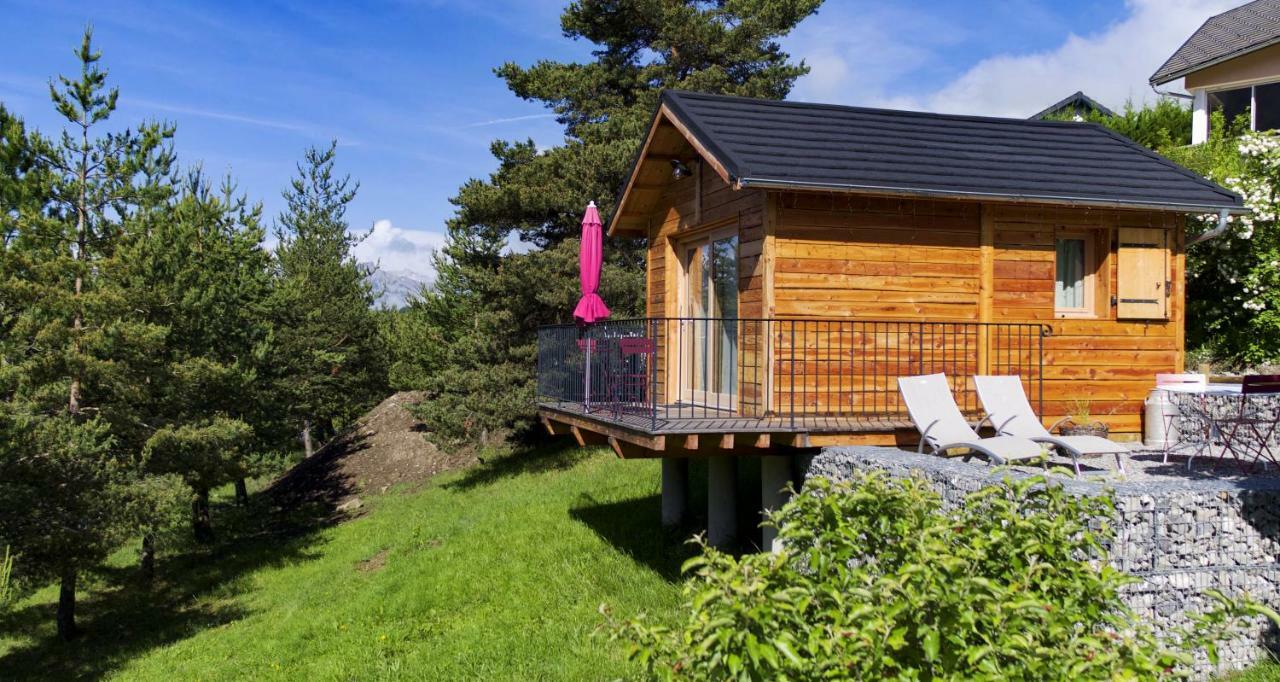 Clos Shambhala-Chalet D'Hotes Saint-Jean-Saint-Nicolas Esterno foto