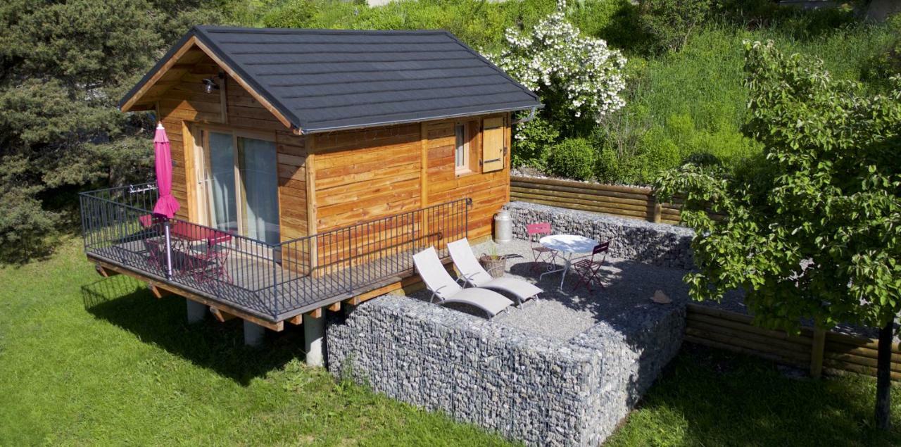 Clos Shambhala-Chalet D'Hotes Saint-Jean-Saint-Nicolas Esterno foto